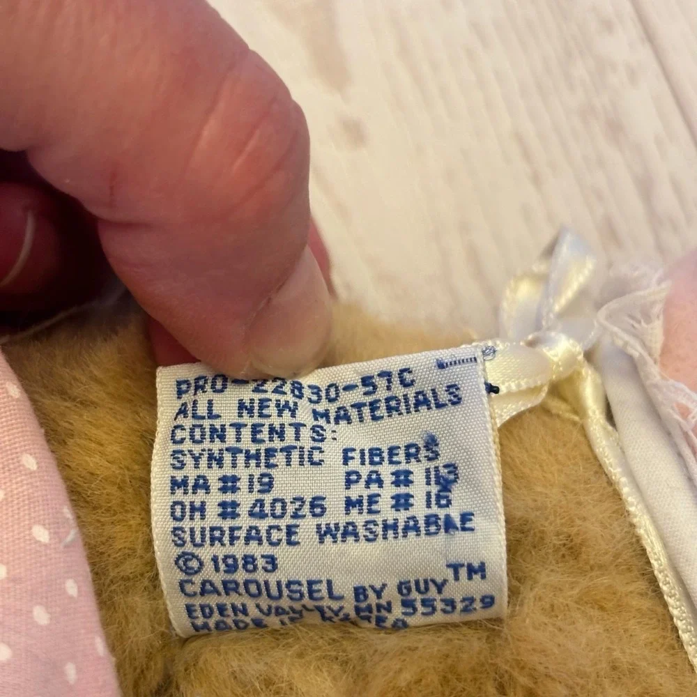Carousel By Guy Bear Plush Stuffed Animal 15